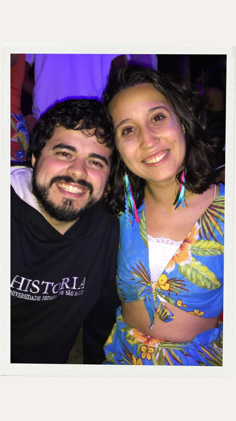 Casal em festa