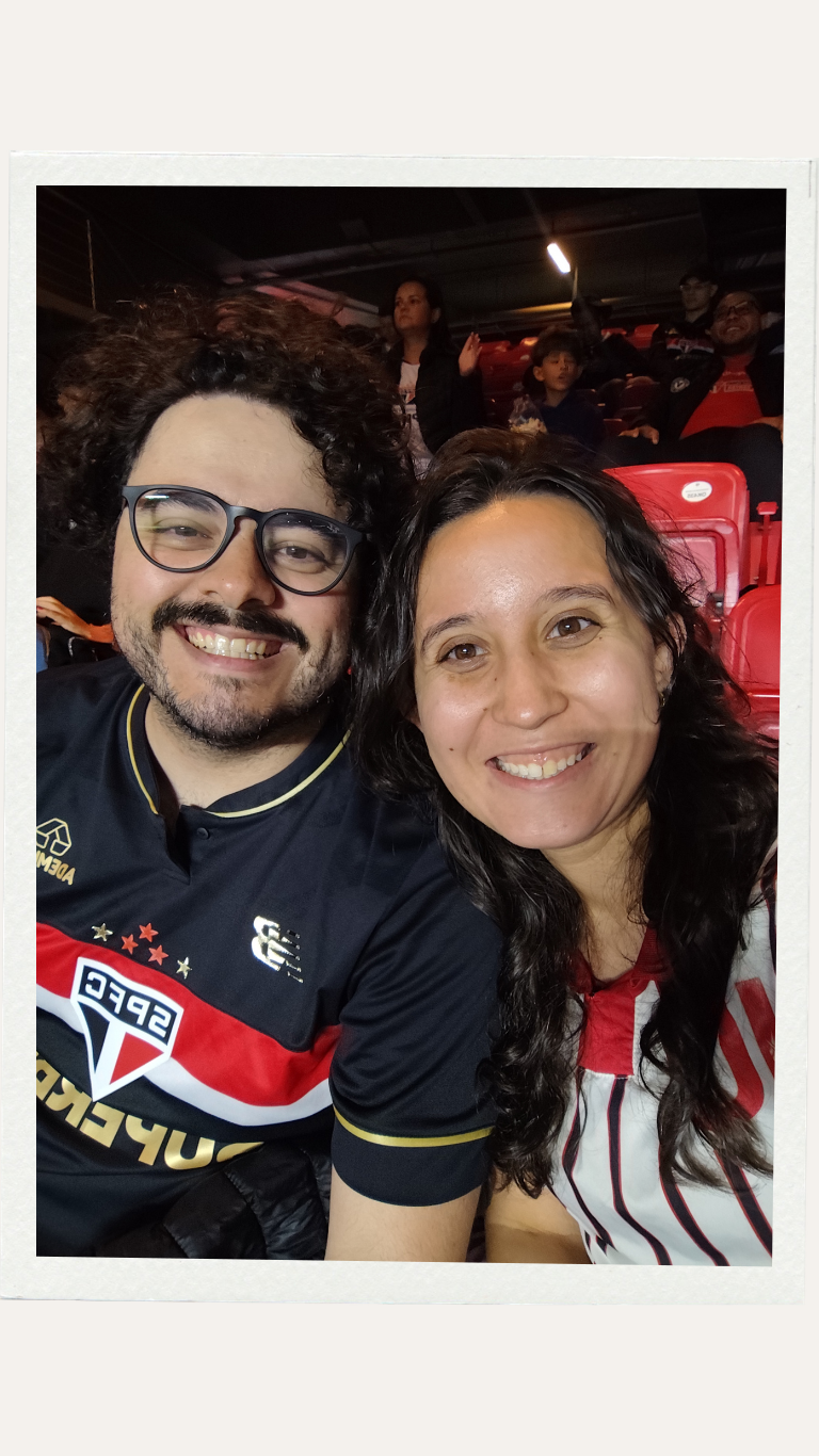 Laís e Guilherme em um evento